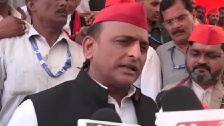 Madhya Pradesh Assembly Elections 2023: ‘Congress Has Betrayed the Alliance’, Says Akhilesh Yadav in Chhatarpur (Watch Video)