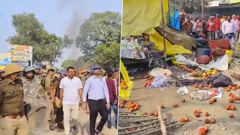 Uttar Pradesh: Police, Protestors Clash Over Death of Girl in Lakhimpur Kheri, Probe Ordered (Watch Video)