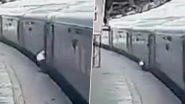 UP Shocker: Doctor Slips While Deboarding Moving Train After Dropping Off Daughter in Agra, Dies; Disturbing Video Surfaces