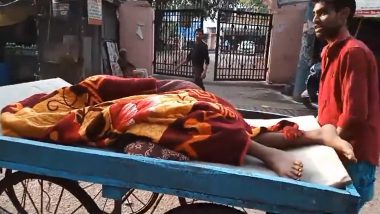 Uttar Pradesh: Patient Taken to Hospital on Cart Due to Unavailability of Ambulance in Hamirpur, Video Surfaces