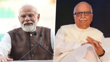 LK Advani Birthday 2023: PM Narendra Modi Wishes BJP Veteran as He Turns 96, Says 'His Visionary Leadership Has Furthered National Progress and Unity'