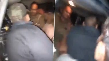 UP Shocker: Cops Abused and Thrashed, Uniform Torn in Kasganj; Probe Launched After Viral Video Surfaces