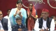Akhilesh Yadav Celebrates Birthday of &lsquo;Demonetisation Boy&rsquo; Khazanchi in Lucknow, Takes Jibe at BJP (Watch Video)