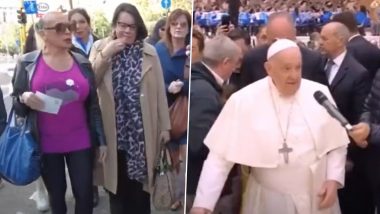 Pope Francis Hosts Transgender Group For Lunch Days After Vatican Allows Trans People to Be Baptised and Become Godparents, Video Surfaces