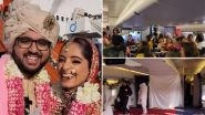 &lsquo;Wedding in Sky&rsquo;: UAE-Based Indian Businessman Dilip Popley Hosts Daughter's Wedding Aboard Private Jet, Video Surfaces