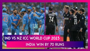 IND vs NZ ICC World Cup 2023 Semifinal Stat Highlights: Virat Kohli, Mohammed Shami Shine As India Beat New Zealand By 70 Runs to Enter Final