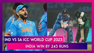 IND vs SA ICC World Cup 2023 Stat Highlights: Virat Kohli, Ravindra Jadeja Shine As India Beat South Africa By 243 Runs