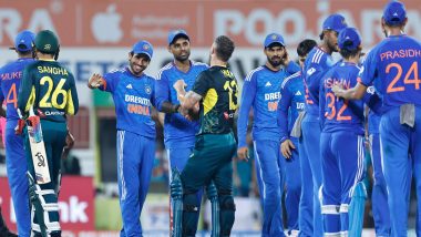 India vs Australia, 4th T20I 2023 Free Live Streaming Online: How To Watch IND vs AUS Cricket Match Live Telecast on TV?
