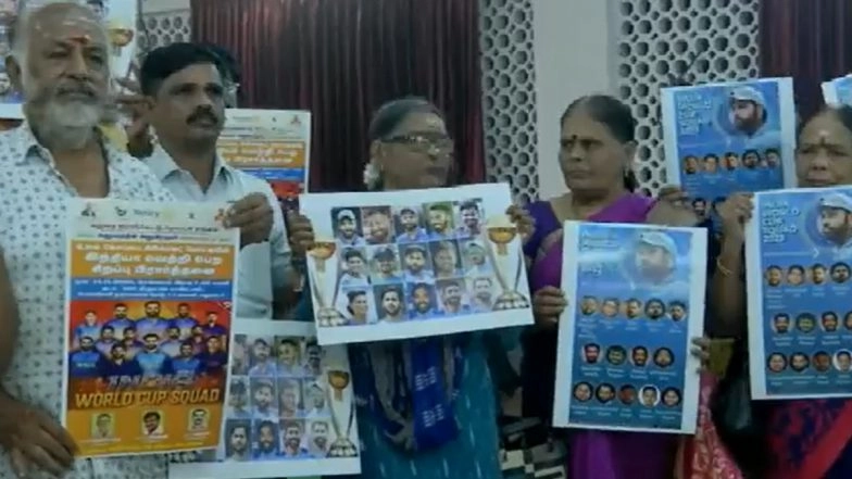 IND vs NZ ICC Cricket World Cup 2023: Fans Pray for India’s Victory in Semifinal Against New Zealand As Countdown to Big Game Begins