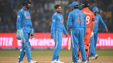 Shreyas Iyer, KL Rahul and Bowlers Star As India Beat Netherlands by 160 Runs in ICC Cricket World Cup 2023, Head Into Semifinals Unbeaten