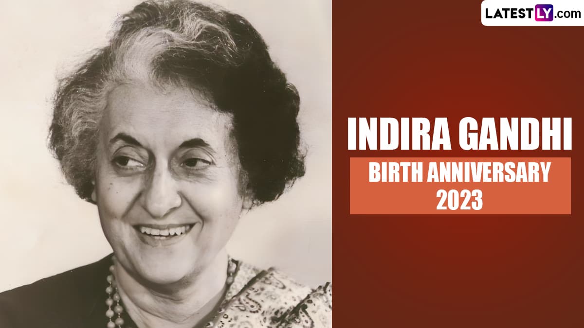 Festivals And Events News Remembering Indira Gandhi The First Female Prime Minister Of India On