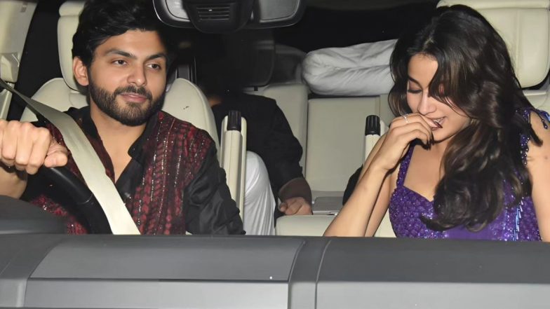 Janhvi Kapoor Attends Amritpal Singh Bindra’s Diwali Party With Rumoured Boyfriend Shikhar Pahariya (Watch Video)