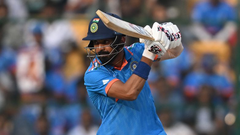 KL Rahul Breaks Rohit Sharma’s Record To Hit Fastest Century by an Indian in Cricket World Cup, Achieves Feat off 62 Balls During IND vs NED CWC 2023 Match