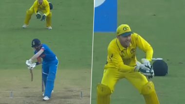 KL Rahul Dismissal Video: Watch Mitchell Starc Make Indian Batsman Nick One Behind During IND vs AUS ICC Cricket World Cup 2023 Final