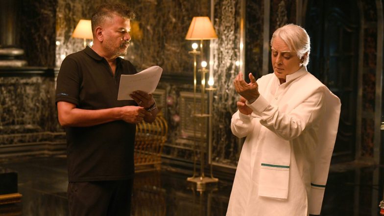 Kamal Haasan Birthday: Indian 2 Director Shankar Shanmugham Wishes Ulaganayagan, Treats Fans With a New Still of ‘Senapathy’