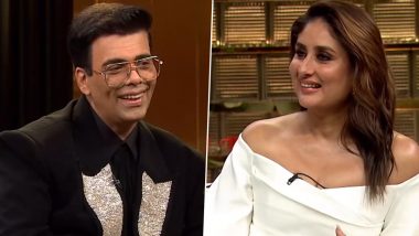 Koffee with Karan Season 8 Promo: Karan Johar Addresses Kareena Kapoor and Ameesha Patel's Alleged Feud, Reminds Bebo How Gadar 2 Actress Replaced Her in Kaho Na Pyaar Hai (Watch Video)