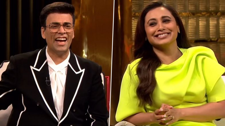 Koffee With Karan Season 8 Promo: Did You Know Karan Johar Lied to Rani Mukerji During Kuch Kuch Hota Hai Narration? (Watch Video)
