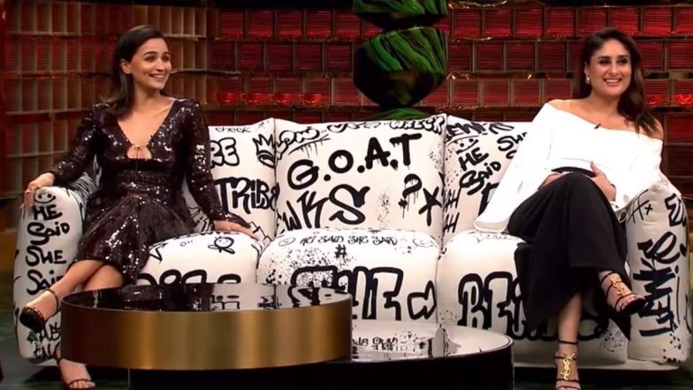 Koffee With Karan Season 8 Promo: Alia Bhatt Calls Karan Johar’s Show ‘Controversial,’ Kareena Kapoor Khan Reacts to Tiff With 'Gadar 2' Actor Ameesha Patel (Watch Video)