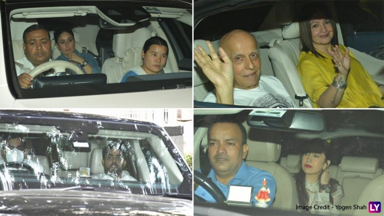 Raha Kapoor Birthday Bash: Mahesh Bhatt, Kareena Kapoor, Akash Ambani and More Celebs Arrive In Style For Alia Bhatt-Ranbir Kapoor Daughter’s Party (View Pics &  Watch Videos)