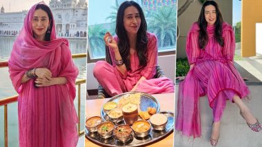 Karisma Kapoor's Amritsar Diaries Is All About Visiting Golden Temple and Relishing on Delicious Food (View Pics)