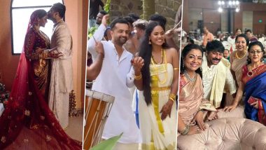 Karthika Nair and Rohit Menon Tie the Knot! Chiranjeevi, Suhasini Maniratnam and Others Attend the Star-Studded Wedding Ceremony (View Pics)