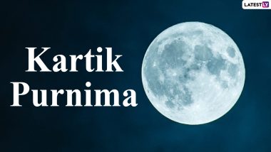 Kartik Purnima (Tripurari Purnima) 2023 Date in India: Know Customs, Tithi, Puja Vidhi, and Significance of Kartika Month's Full Moon Day