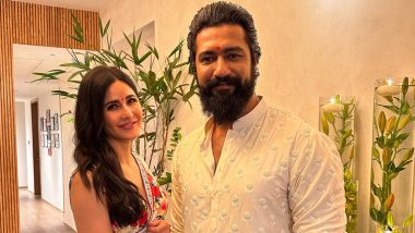 Diwali 2023: Katrina Kaif and Vicky Kaushal Twin in White Ethnic Outfits As They Wish Fans on the Auspicious Occasion (View Pics)