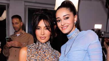 Ananya Panday Dazzles in Blue Bodycon Dress With Kim Kardashian at an Event in NYC (View Pics)