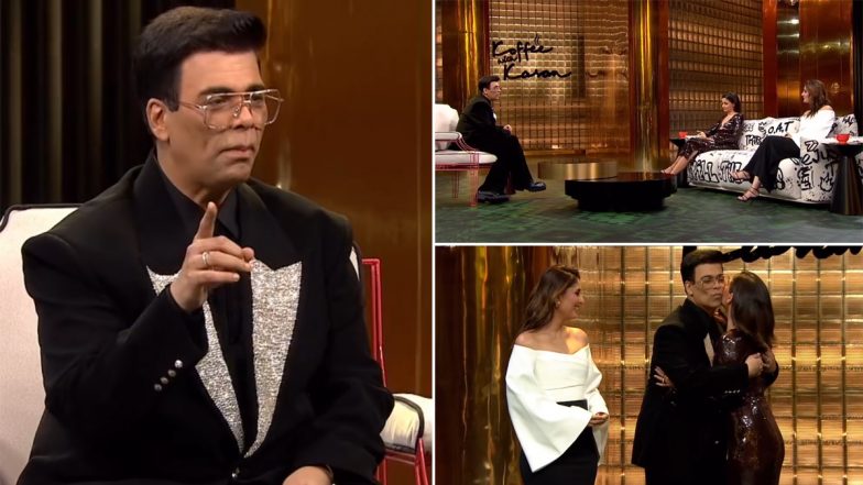 Koffee With Karan Season 8 Promo: Alia Bhatt Returns to the Controversial Couch; Kareena Kapoor Ignores Alleged Feud With Ameesha Patel (Watch Video)