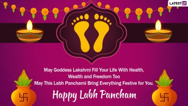 Labh Panchami 2023 Messages, Wishes, Images & Greetings: Celebrate the First Working Day of the Gujarati New Year by Sending Labh Pancham Photos and WhatsApp Messages