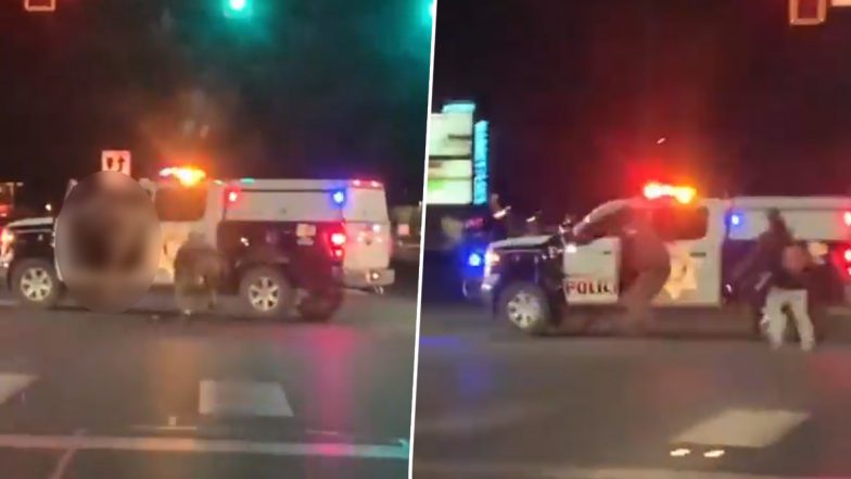 Naked Man in Las Vegas Steals Patrol Vehicle After Assaulting Police Officer, Crashes It Into Another Car; Video Goes Viral