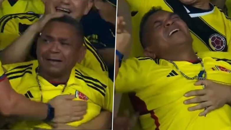 Luis Diaz’s Father Emotionally Celebrates With Fans After Son Scores Brace in Colombia vs Brazil FIFA World Cup 2026 CONMEBOL Qualifier Match, Video Goes Viral