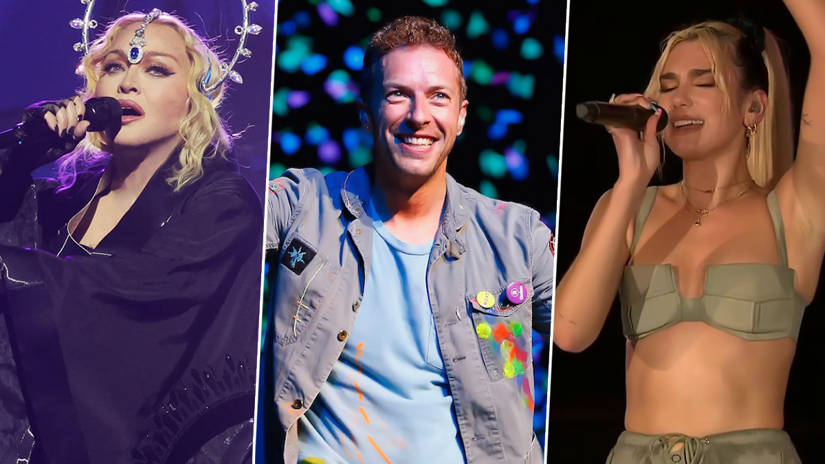 Hollywood News | Madonna, Coldplay & Dua Lipa Set to Headline Next ...