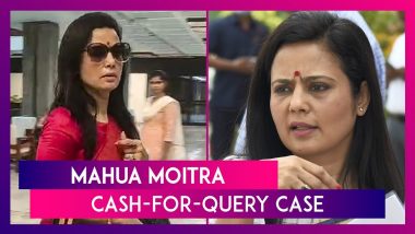 Mahua Moitra Cash-For-Query Row: TMC Leader Mahua Moitra Deposes Before Lok Sabha Ethics Committee