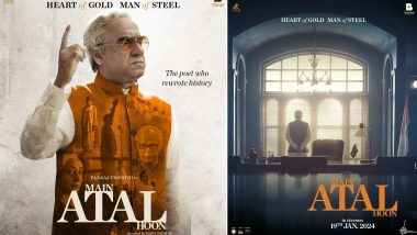 Main Atal Hoon: Pankaj Tripathi Unveils Different Posters of Himself as Former PM Atal Behari Vajpayee, Film To Hit Theatres on January 19 (View Pics)