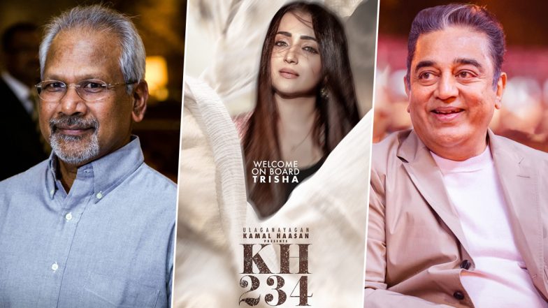 KH 234: Trisha Krishnan in Kamal Haasan and Mani Ratnam’s Next! Actress Feels ‘Thrilled To Collaborate Again With the Legend Powerhouses’