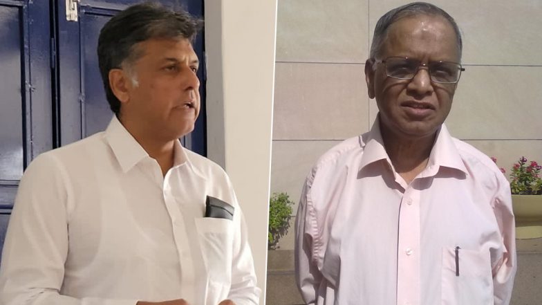 '70 Hours a Week With One Day Off Must Become the Norm': Congress Leader Manish Tewari Comes Out in Support of Narayana Murthy's '70 Hour Work Week' Statement