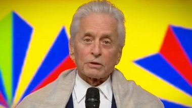 IFFI 2023: Michael Douglas Gets Standing Ovation As He Receives Satyajit Ray Lifetime Achievement Award at the Event (Watch Video)