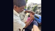 &lsquo;Monday Is a Shaving Day&hellip;&rsquo; Michael Vaughan Has a Shave at Roadside Salon in Mumbai, Shares Picture With Barber, Fans React