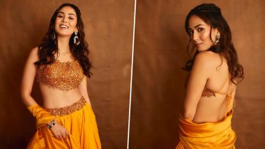 'Ladoo Peela' Mira Rajput Flaunts Sexy Backless Choli With Beautiful Flowy Lehenga But It's The Caption That Wins The Insta Game (View Pics)