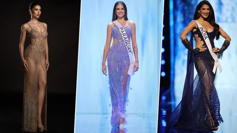 Miss Universe 2023: From Shweta Sharda, Karla Guilfú to Noelia Voigt, Check Out the Most Exquisite and Standout Evening Gowns Worn by Contestants at the Preliminary Gala (View Pics)