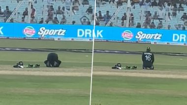 Mohammad Rizwan Offers Namaz During Drinks Break in ENG vs PAK ICC Cricket World Cup 2023 Match, Video Goes Viral