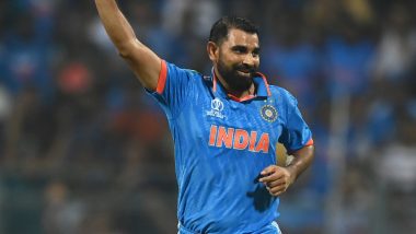 Mohammed Shami Becomes First Player To Take Four Wickets or More on Seven Occasions in Cricket World Cup History, Achieves Feat During IND vs SL CWC 2023 Match