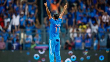 India Qualify for Final of ICC Cricket World Cup 2023 With 70-Run Victory Over New Zealand As Mohammed Shami Takes Seven-Wicket Haul