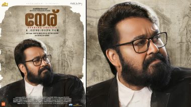 Neru: Mohanlal-Jeethu Joseph’s Next To Hit Theatres on December 21, Check Out the First Look Here!