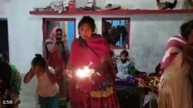 Uttar Pradesh: Motipur Village Celebrates Second Diwali to Welcome Home Six Sons From Silkyara Tunnel (Watch Video)
