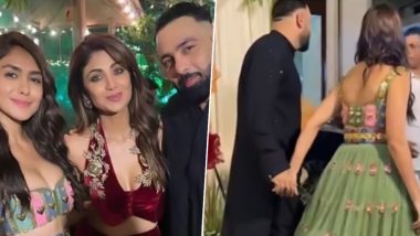 Mrunal Thakur and Badshah Spark Dating Rumours, Duo Spotted Leaving Shilpa Shetty's Diwali Party Hand in Hand (View Pic)