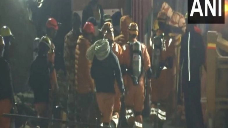 NDRF Personnel Enter Silkyara Tunnel As Rescue Operations Intensifies, 30 Ambulances Arranged