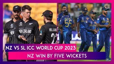 NZ vs SL ICC World Cup 2023 Stat Highlights: New Zealand Inch Closer To Semifinal Qualification