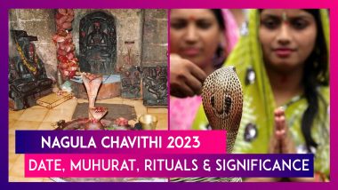 Nagula Chavithi 2023: Know Date, Shubh Muhurat, Rituals And Significance Of The Day To Perform Naga Puja